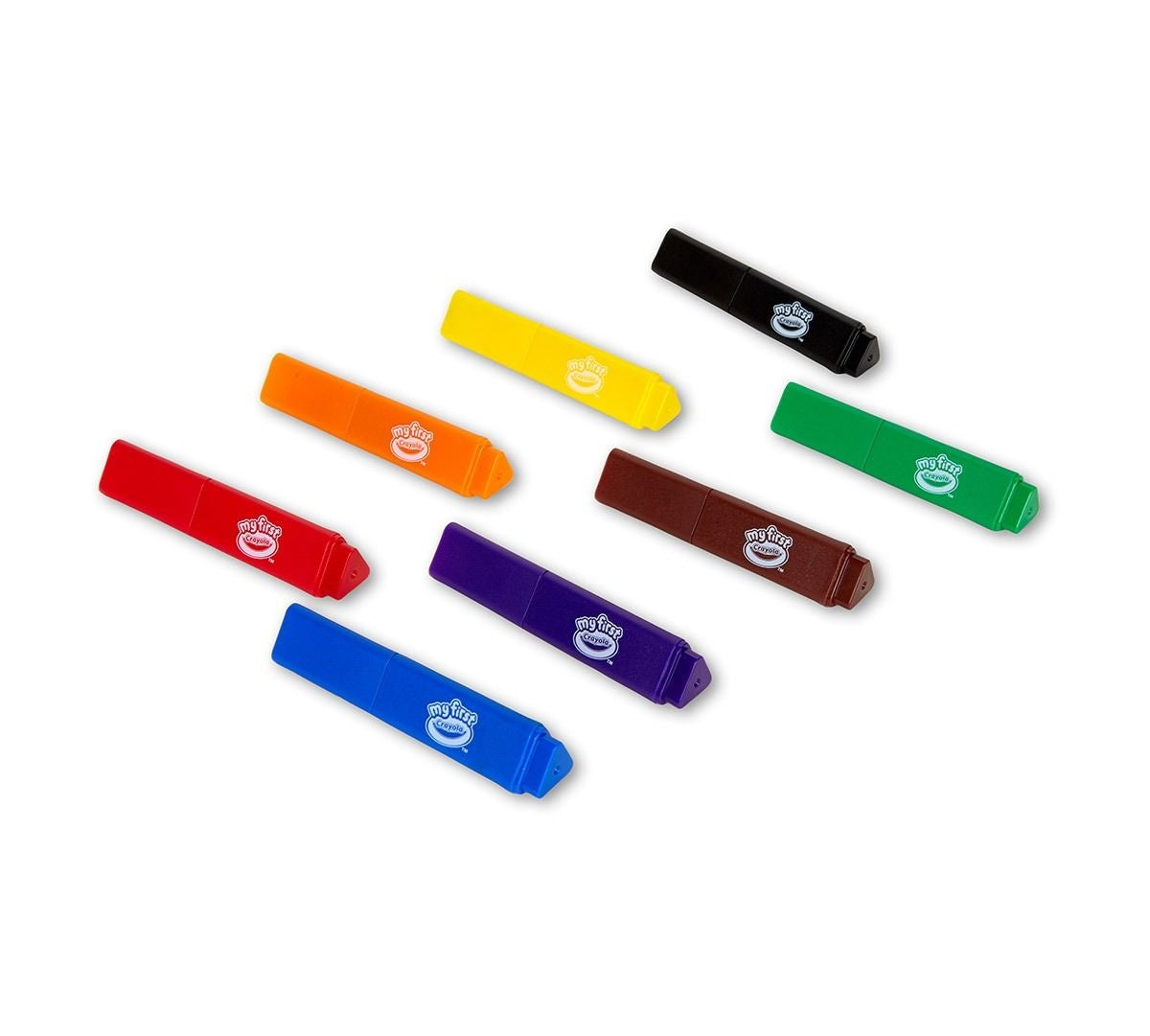 Crayola My First Washable Tripod Grip Markers (8pc)