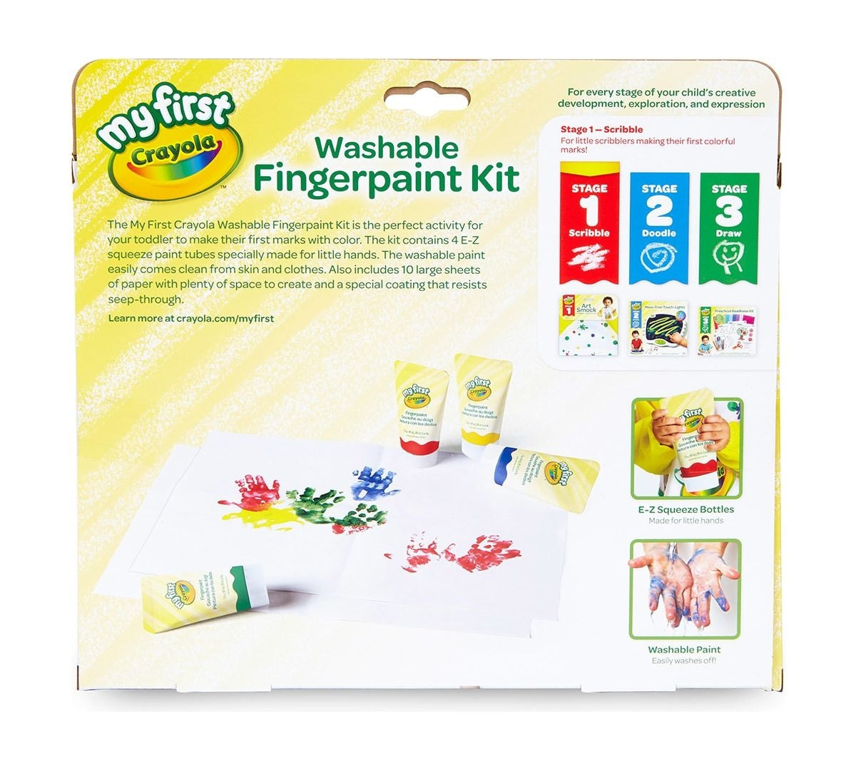 Crayola My First Washable Fingerpaint Kit