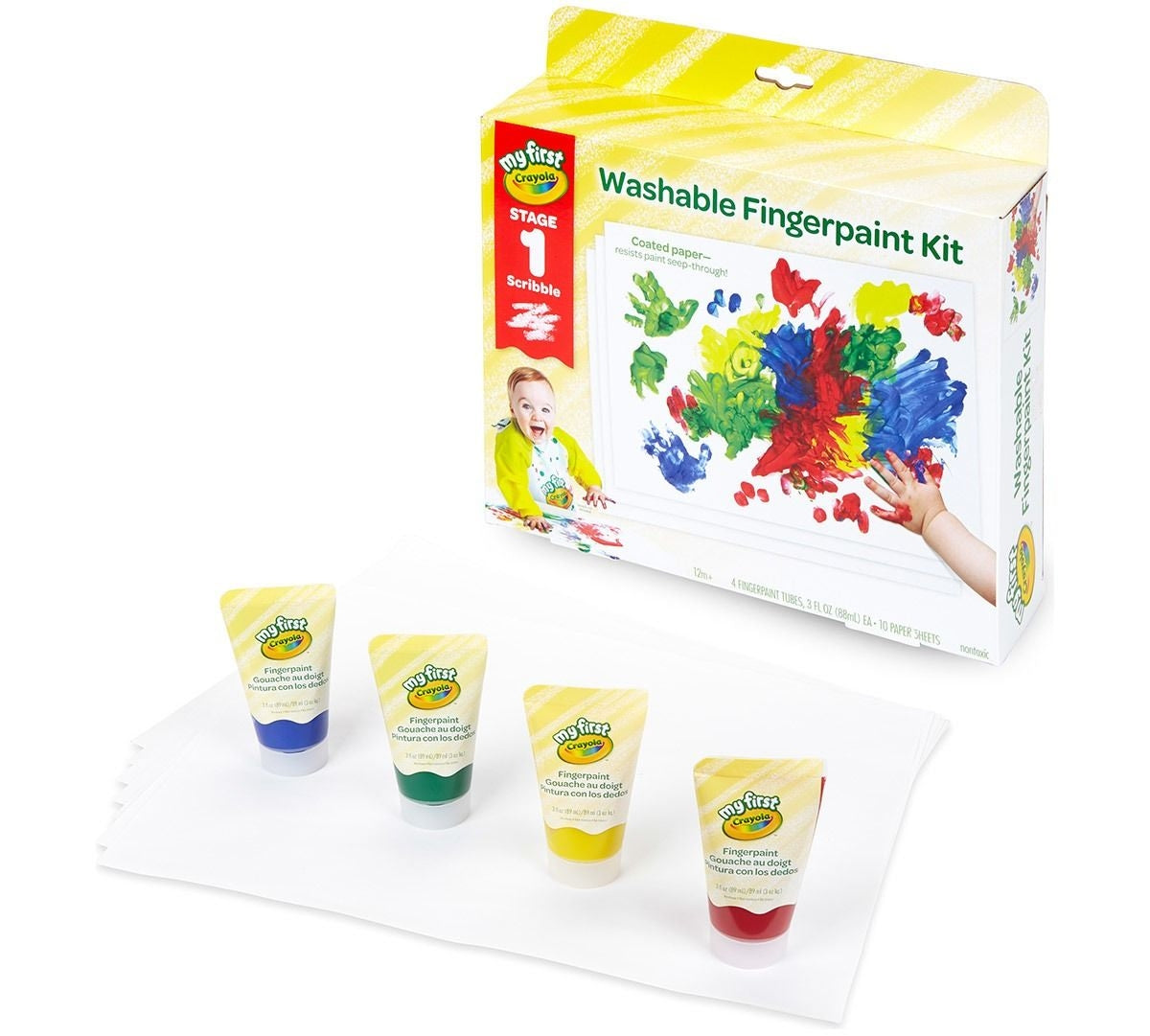 Crayola My First Washable Fingerpaint Kit