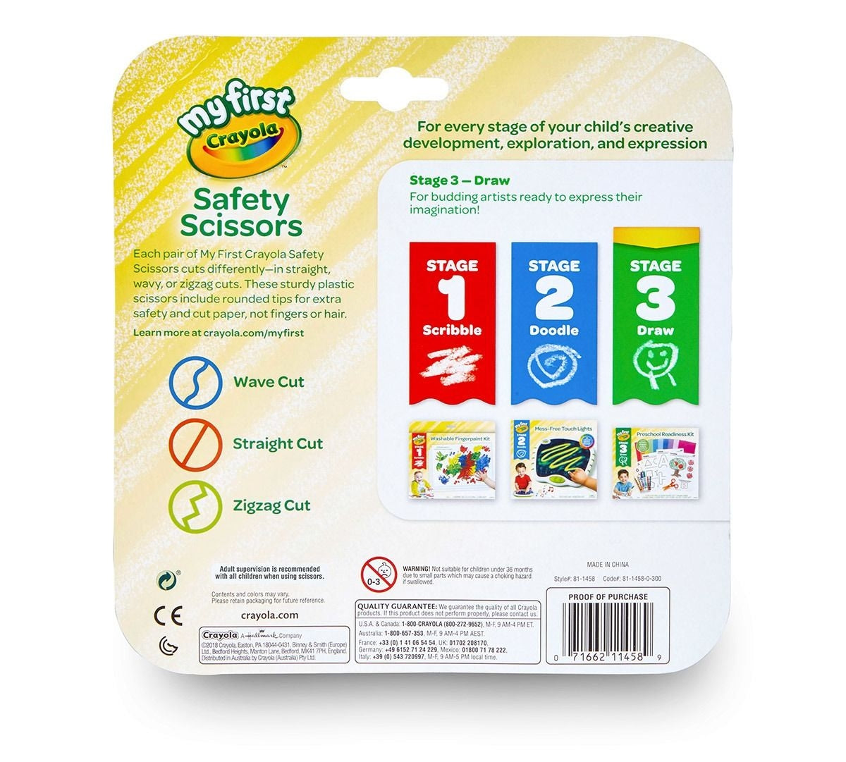 Crayola My First Safety Scissors (3pk)