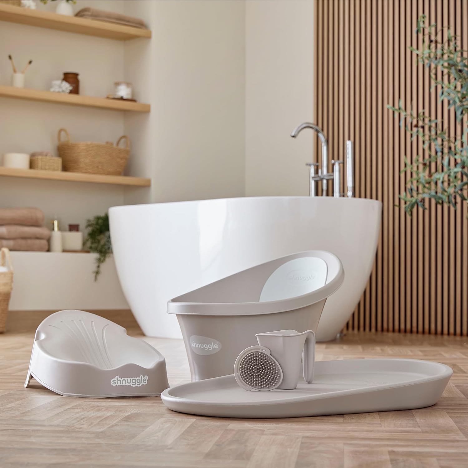 Shnuggle Squishy Changing Mat - Taupe