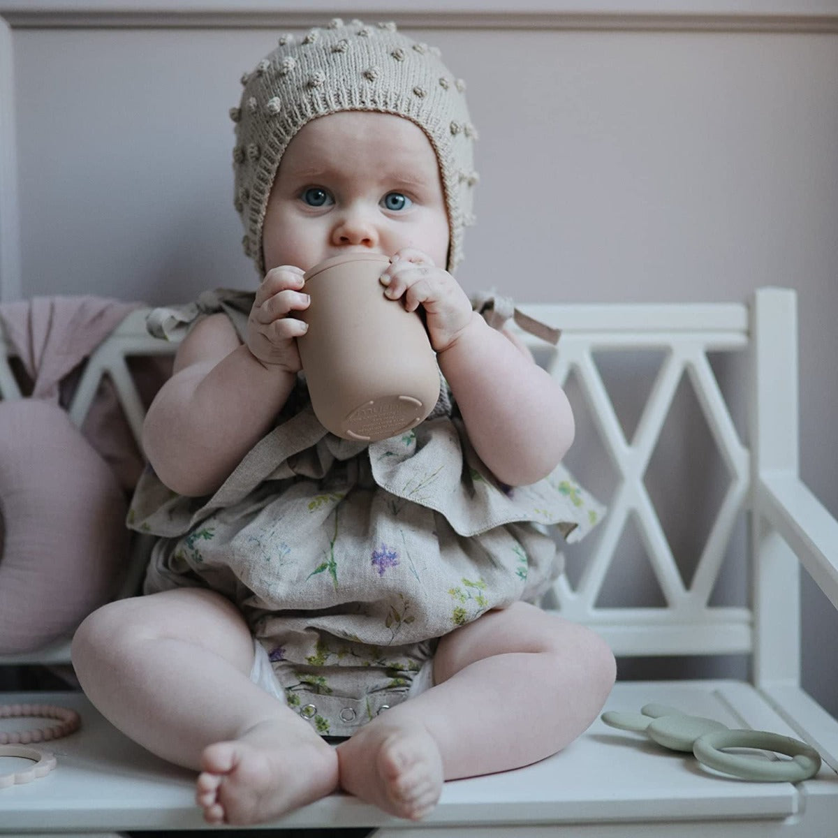 Mushie Baby Silicone Sippy Cup, 175ml (8 Colors) - Pupsik Singapore