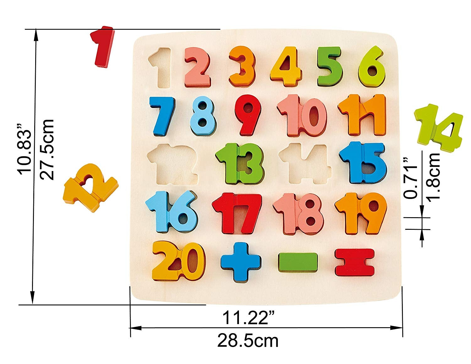 Hape Chunky Number Math Puzzle