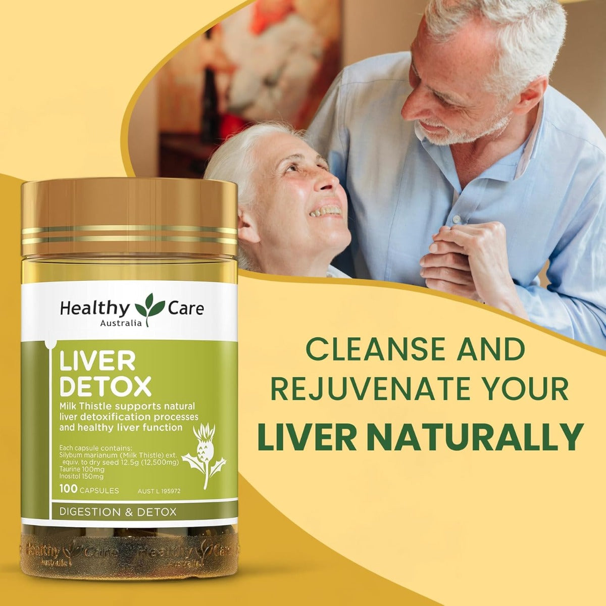 Healthy Care Liver Detox, 100 Capsules (Exp 08/27)