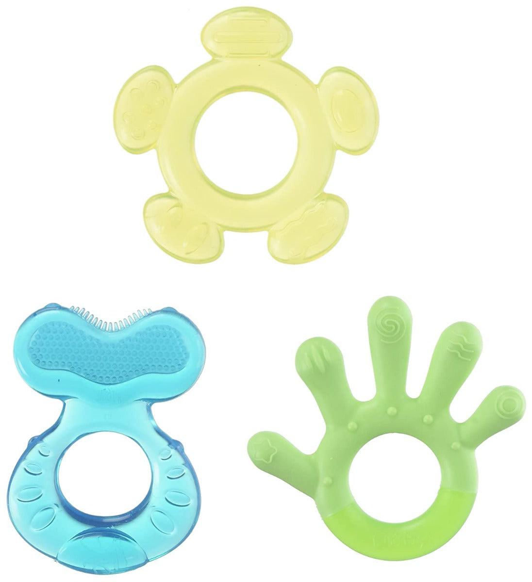 Nuby 3 stages Teether Set , 3pc