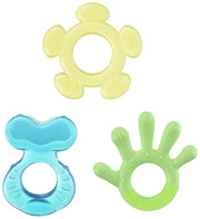 Nuby 3 stages Teether Set , 3pc