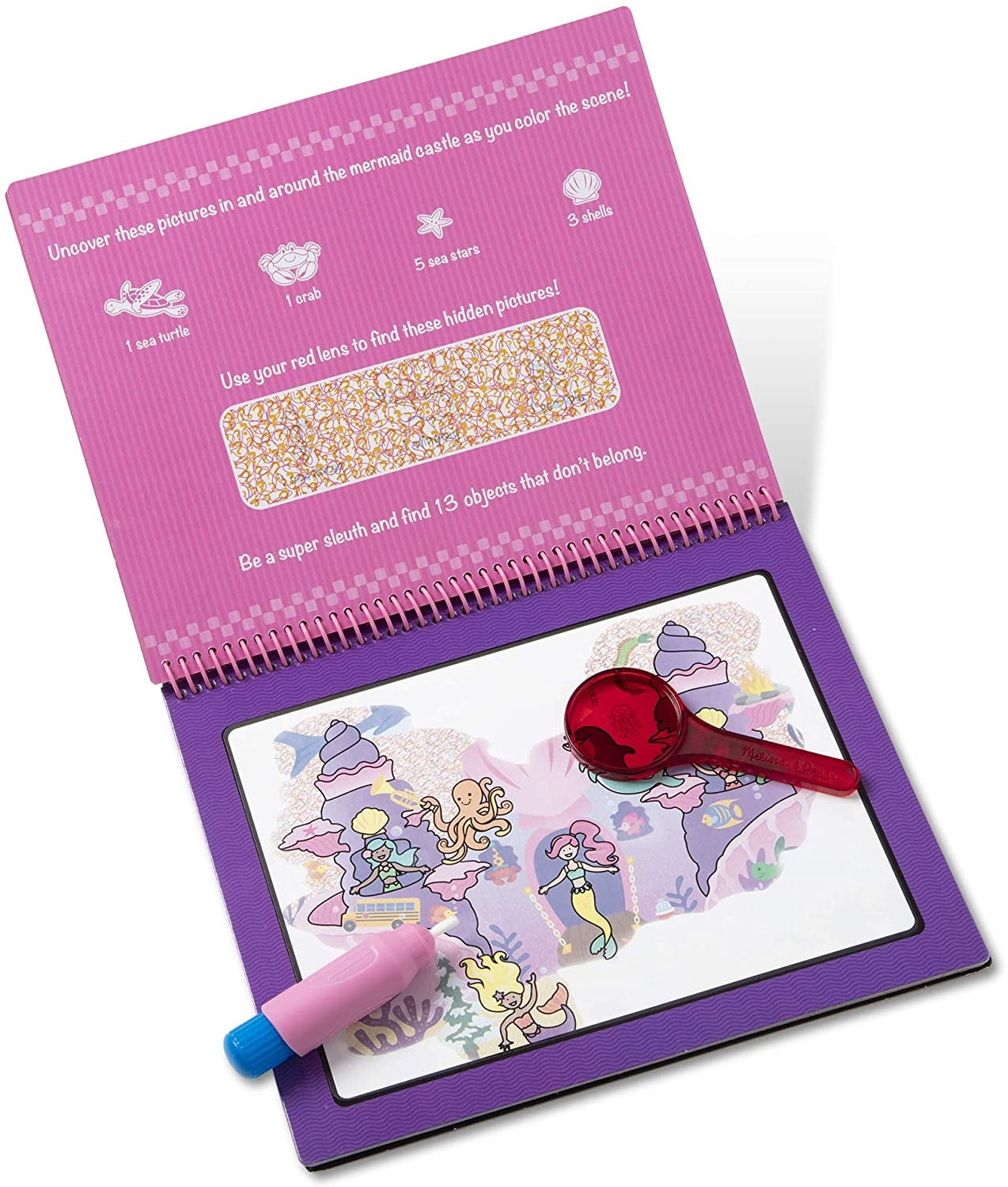 Melissa & Doug Water Wow! Reusable Water-Reveal Deluxe Activity Pad – Fairy Tales