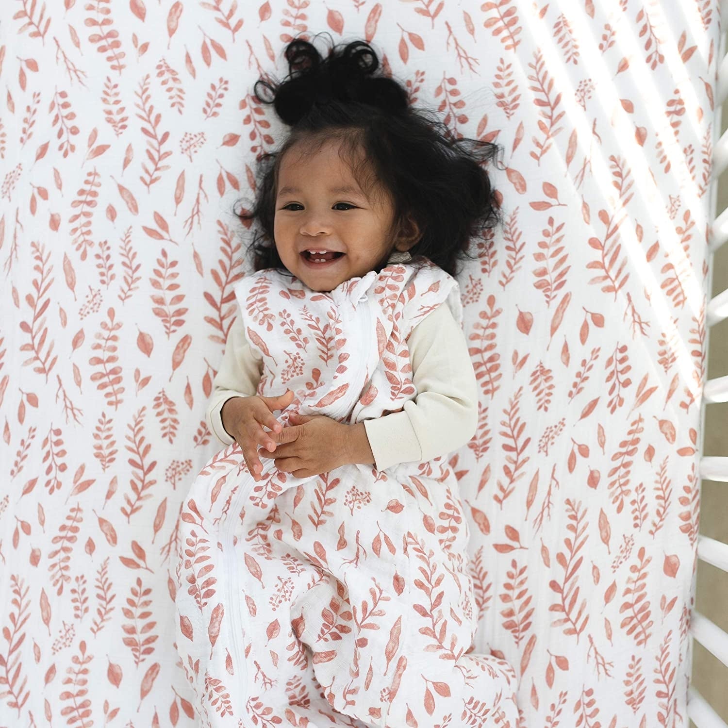 Bebe Au Lait Classic Muslin Fitted Crib Sheet (70x130cm) (18 Designs) - Pupsik Singapore