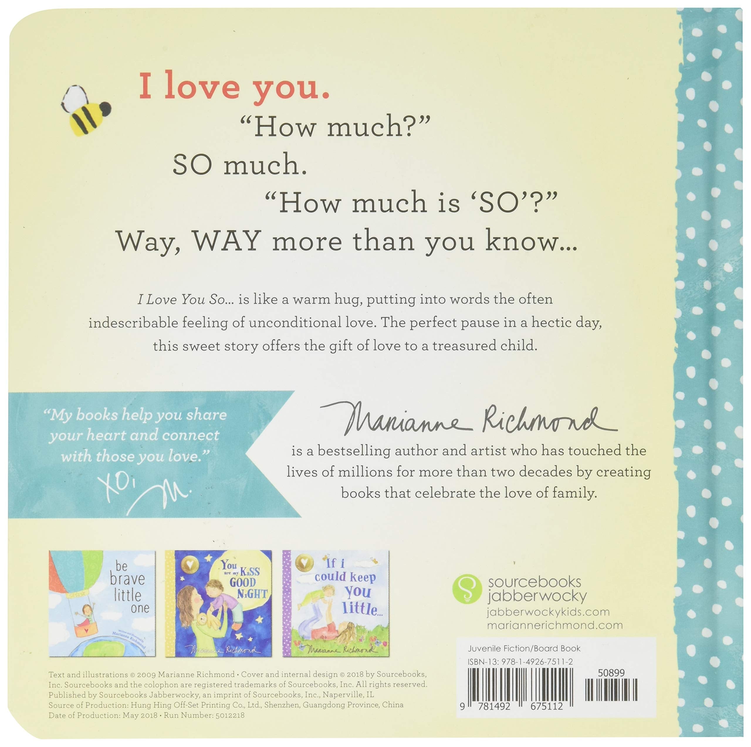 I Love You So... Baby Board Book