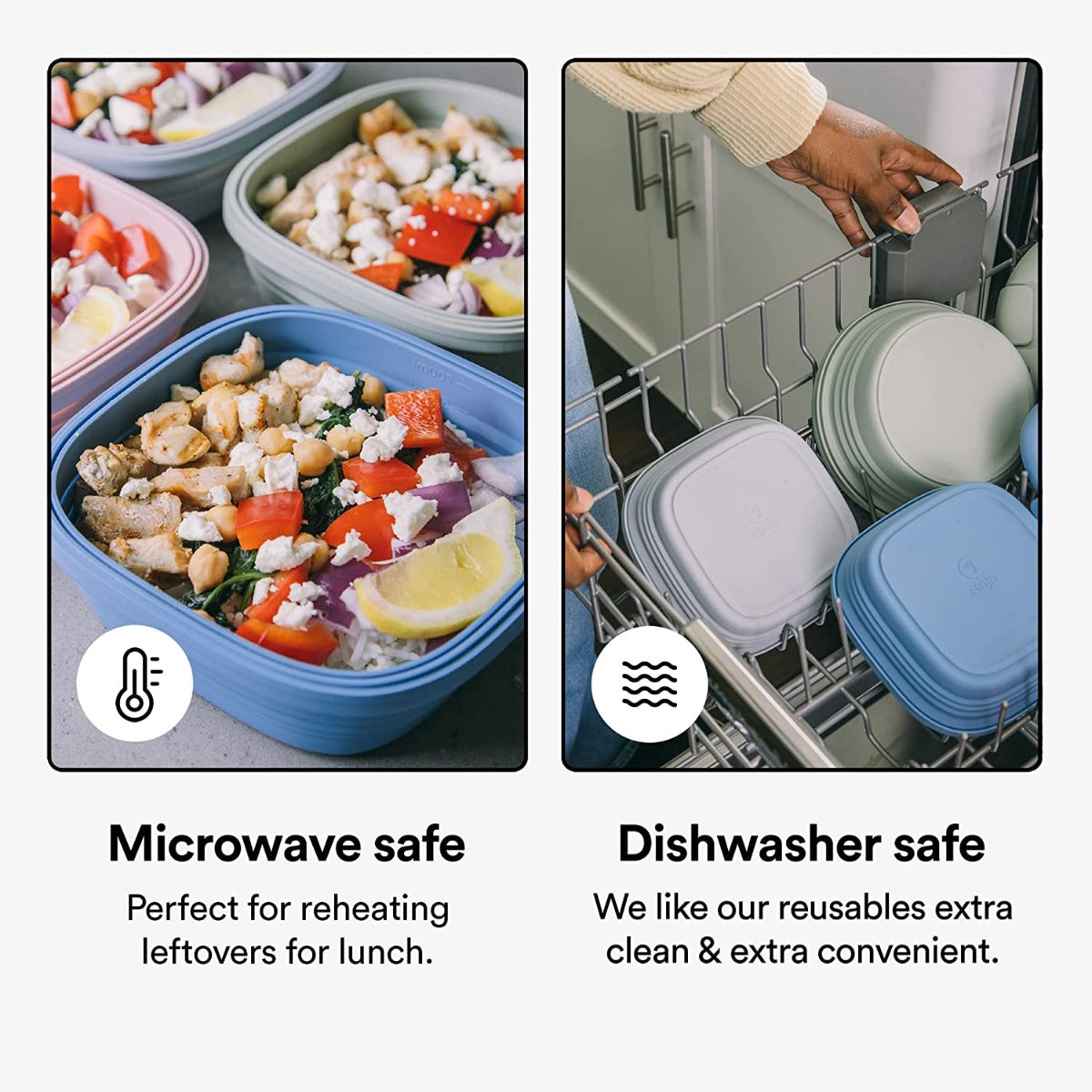 Stojo Silicone Collapsible Box, 24oz, 700ml (5 Colors)