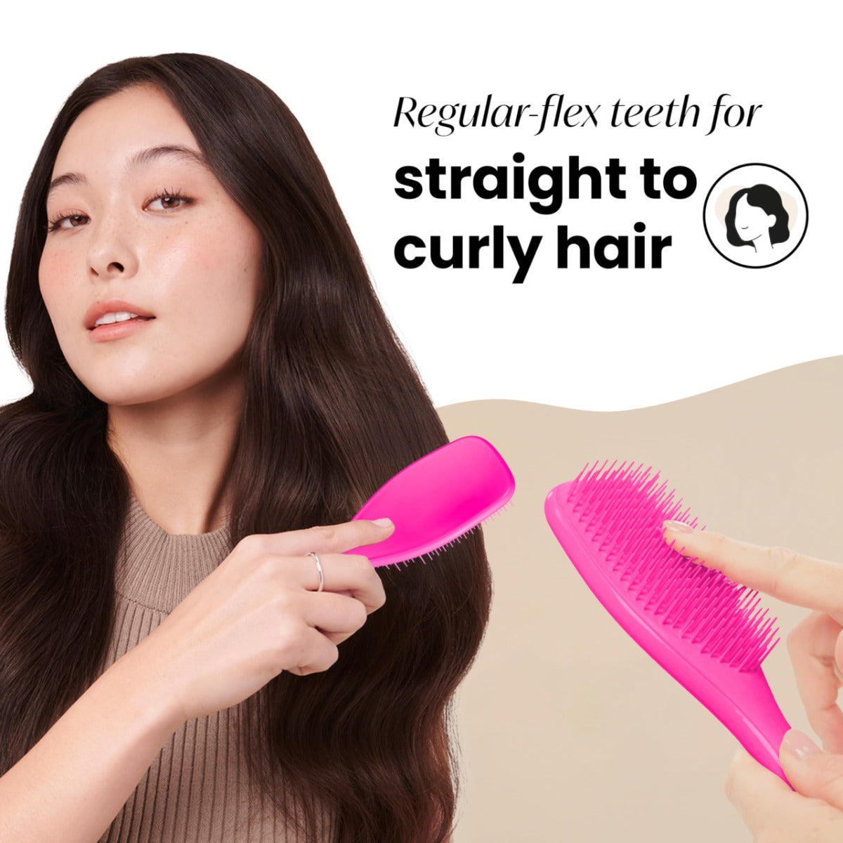 Tangle Teezer The Ultimate Detangler Regular Hairbrush, Straight & Curly (29 Colours) - Pupsik Singapore