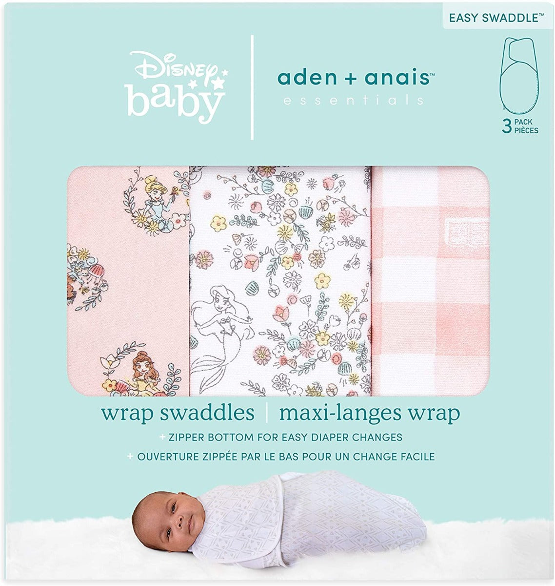 Aden Anais Essentials Swaddle Wrap  (3pk) , 0-3 months (14 Designs) - Pupsik Singapore