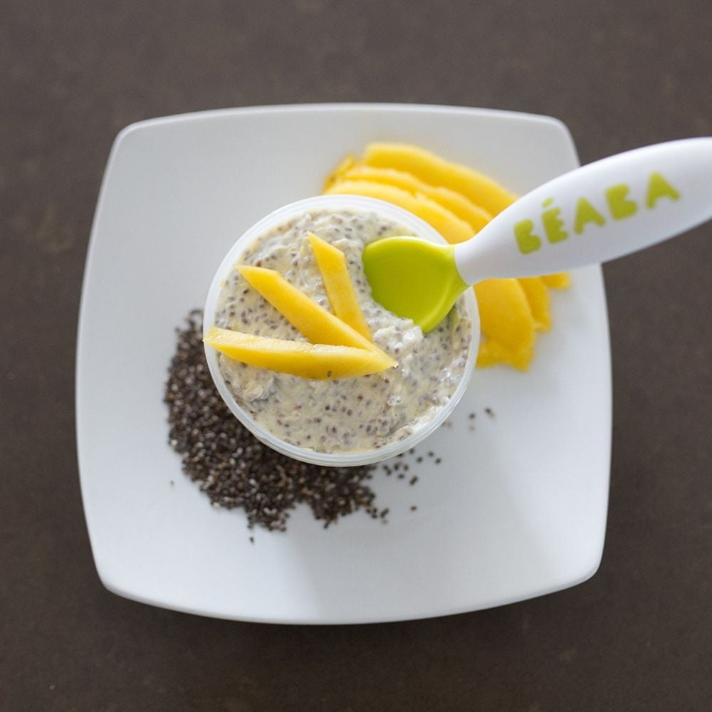 Beaba Second Stage Ergonomic Cutlery Set (3 Colours) - Pupsik Singapore