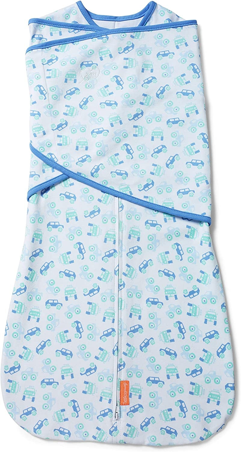 Summer Infant SwaddleMe Arms Free Convertible Swaddle (1pk), XL (6-9m) - Lil Off Roader