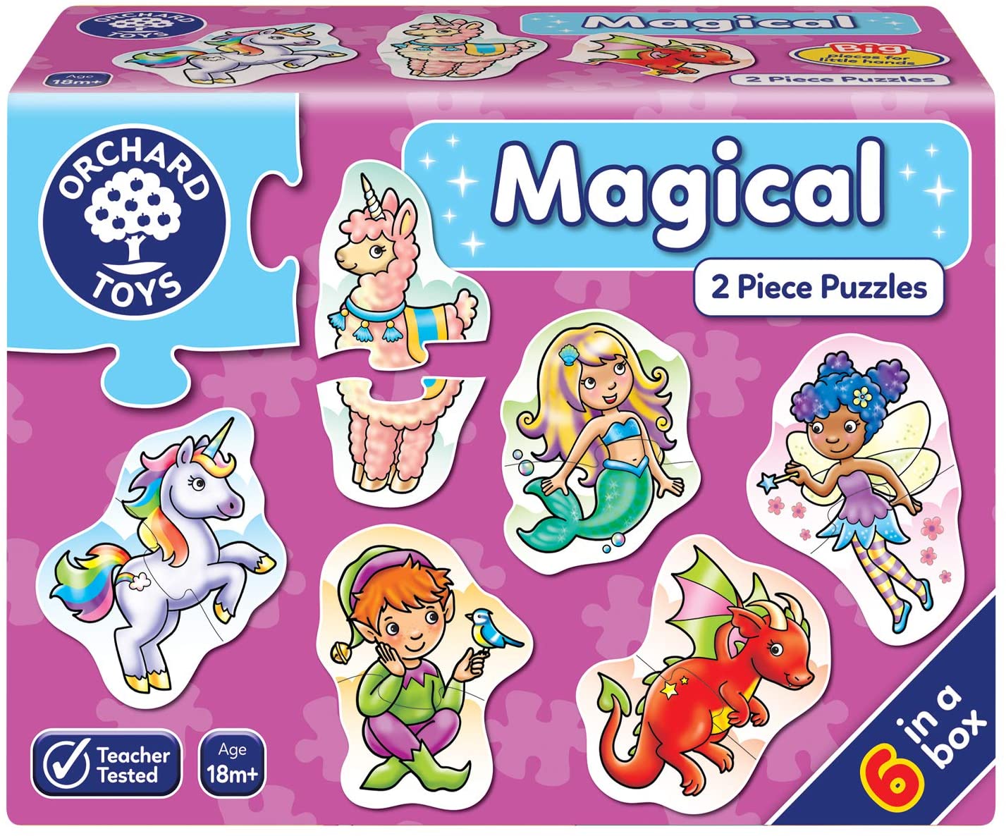 Orchard Toys Magical Jigsaw 2-Piece Puzzle
