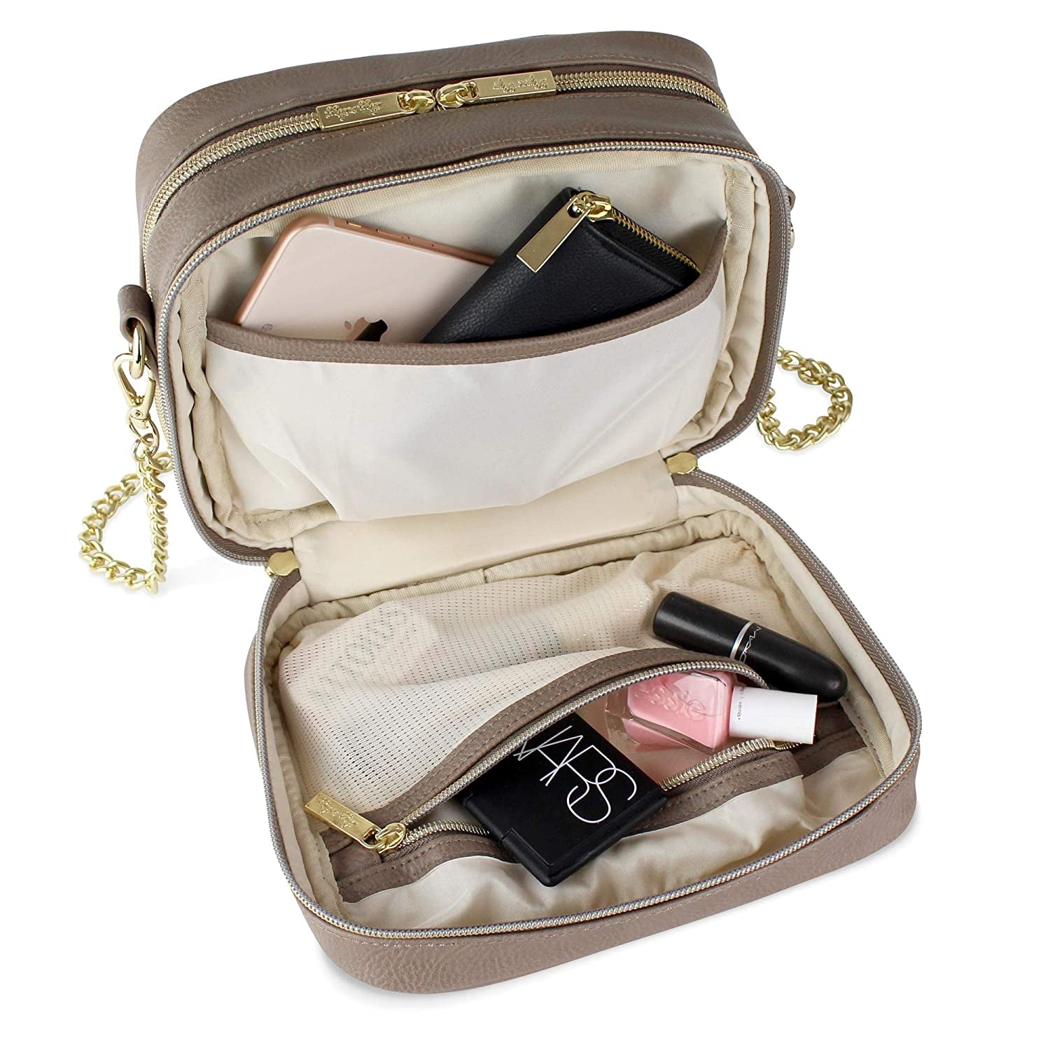 Itzy Ritzy Double Take Crossbody Diaper Bag (2 Designs) - Pupsik Singapore