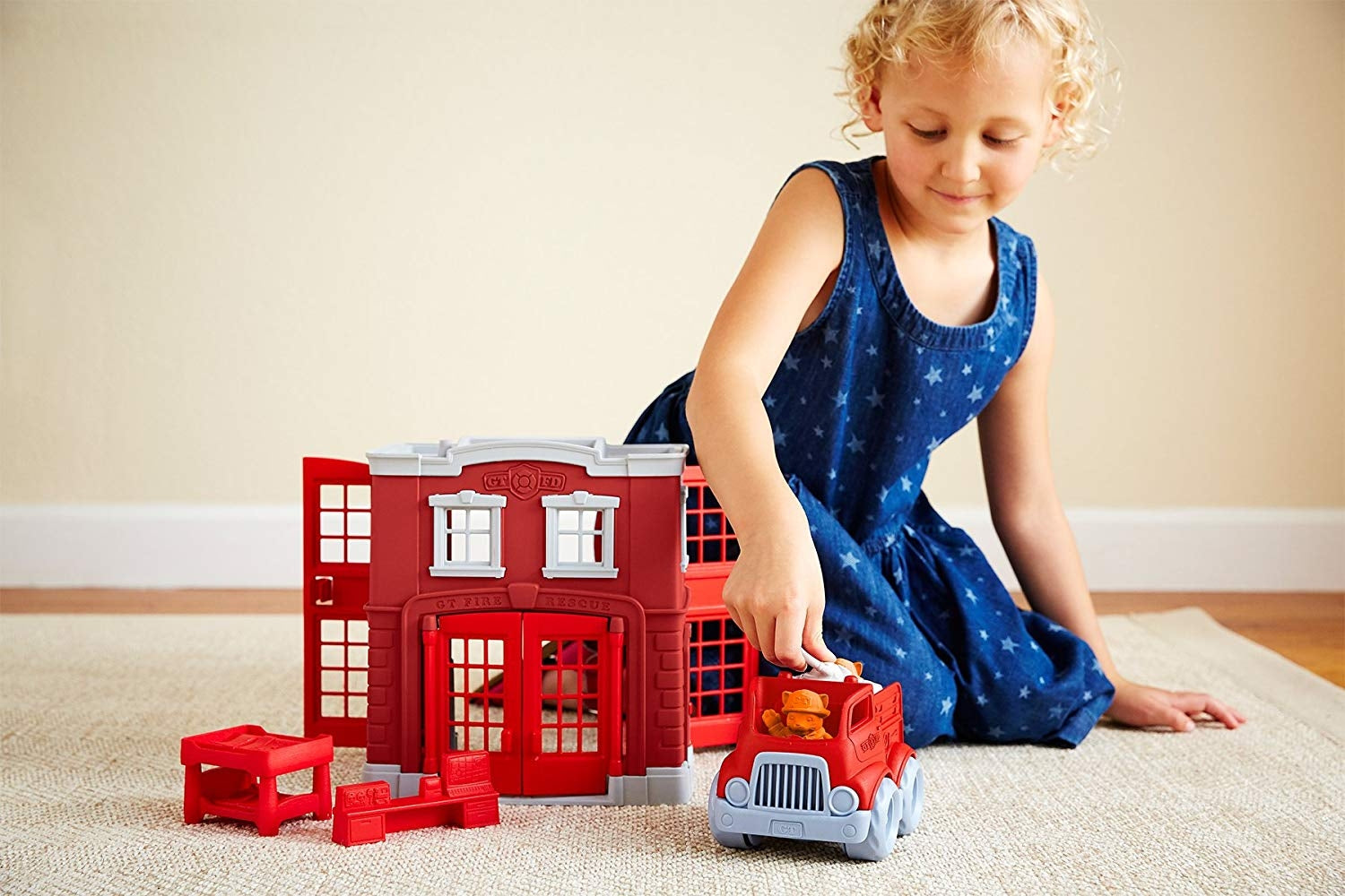 Green Toys Fire Station Playset
