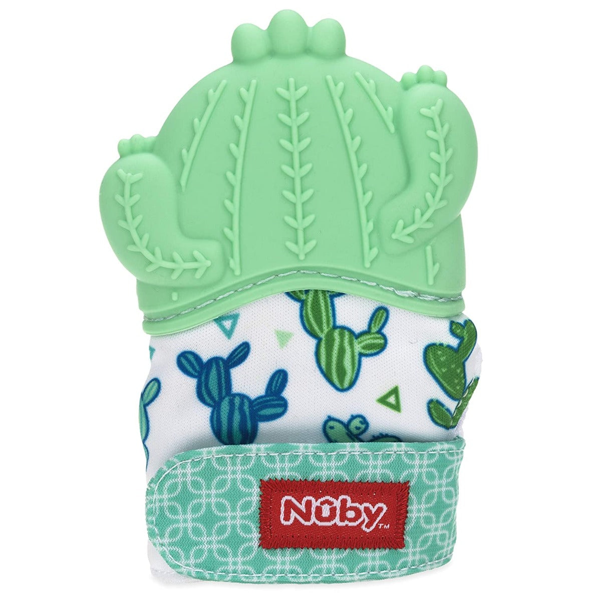 Nuby Character Silicone Teething Mittens, 1 pc - Cactus - Pupsik Singapore