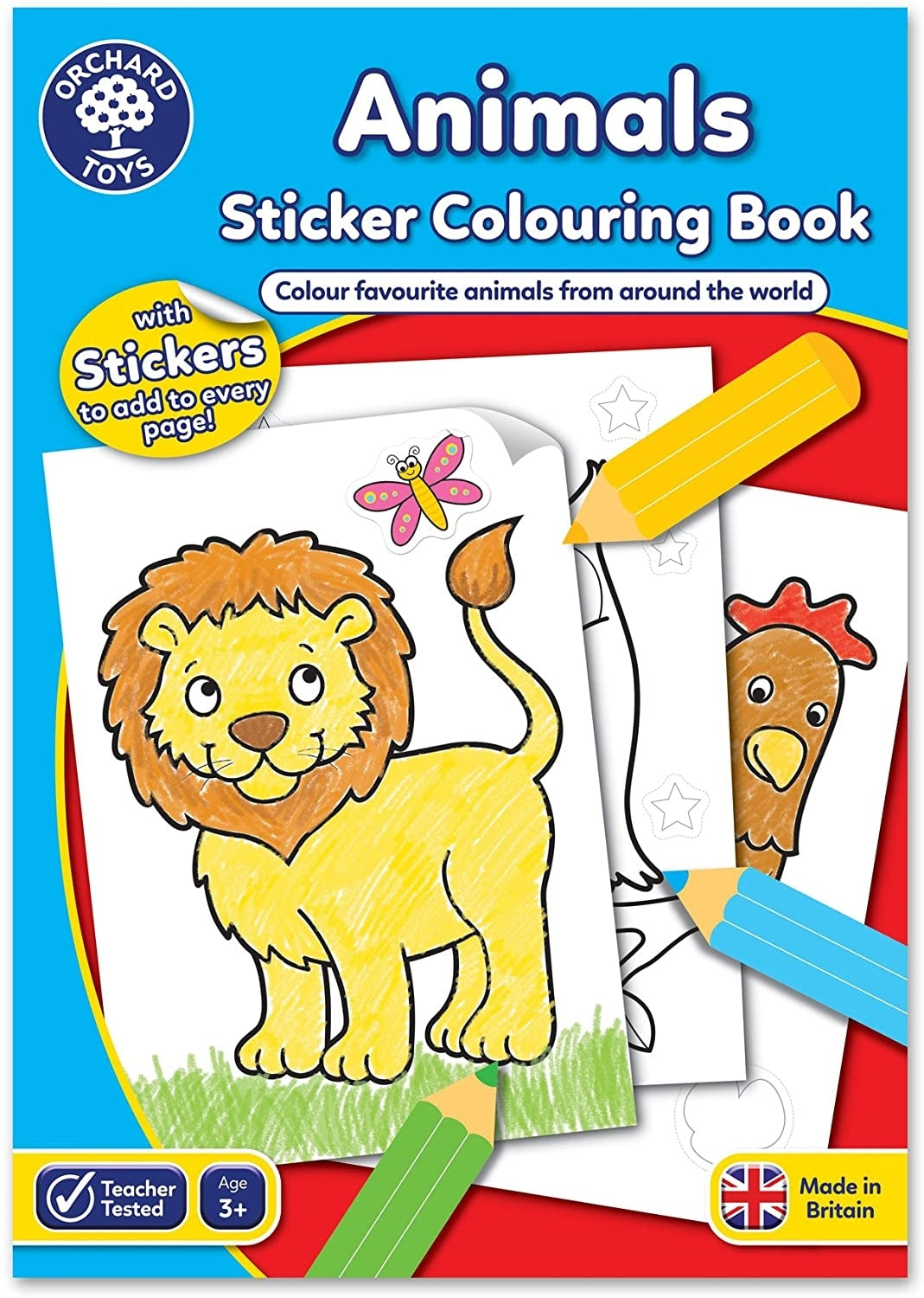 Orchard Toys Sticker Colouring Book Series (4 Titles)