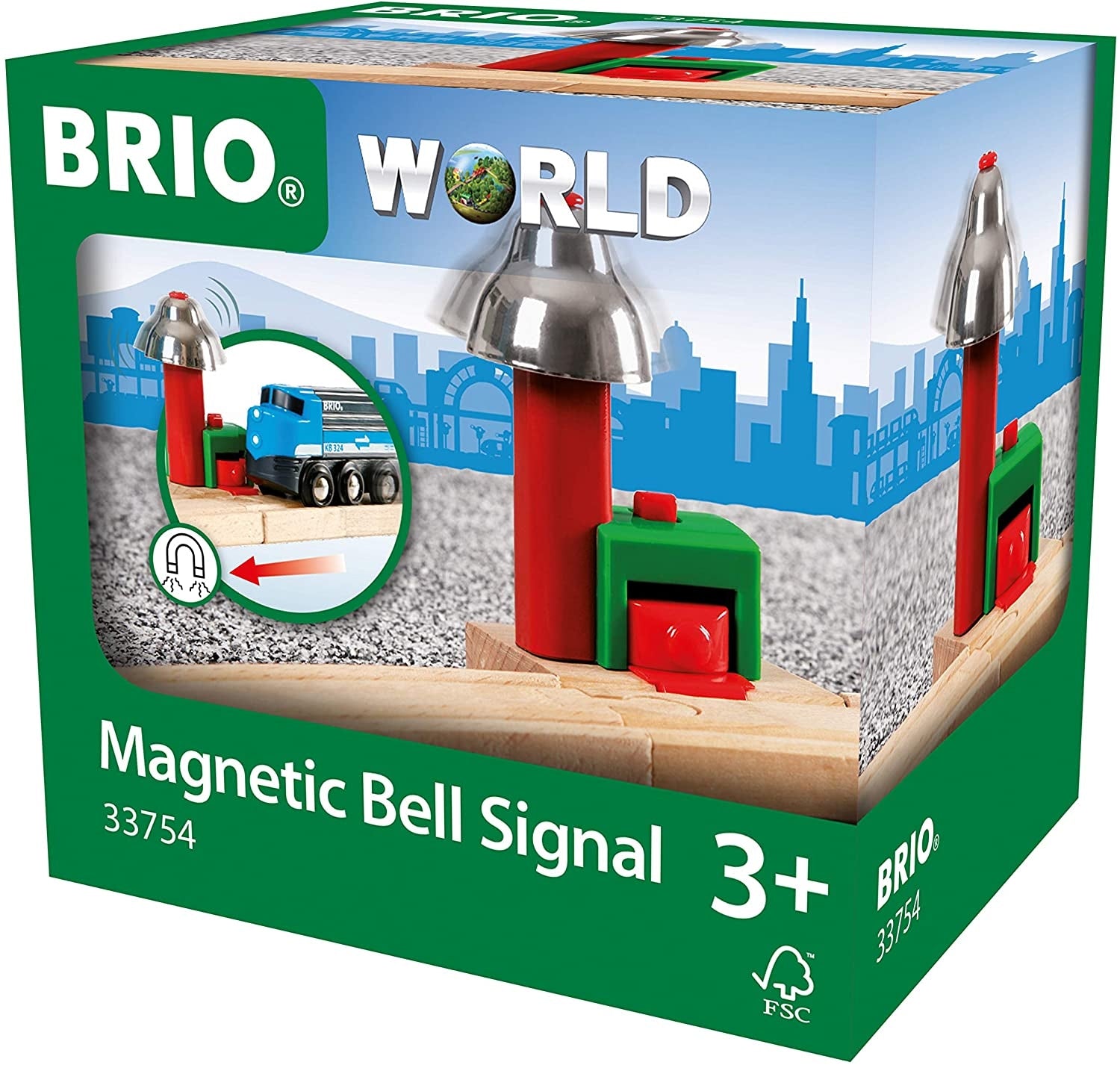 Brio Magnetic Bell Signal for Railway