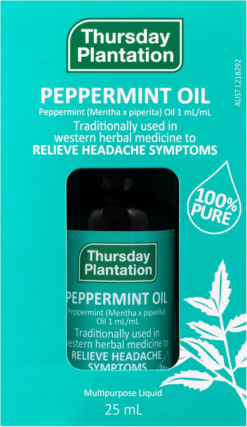 Thursday Plantation 100% Pure Peppermint Oil, 25ml (Exp 11/29)