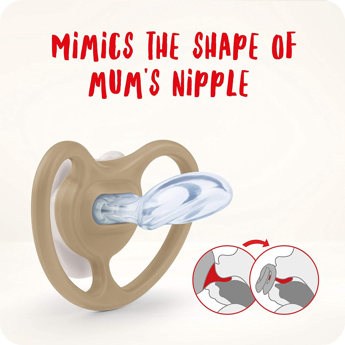 NUK Disney Mickey Mouse Space Silicone Soother, 2pk - Grey (3 Sizes)