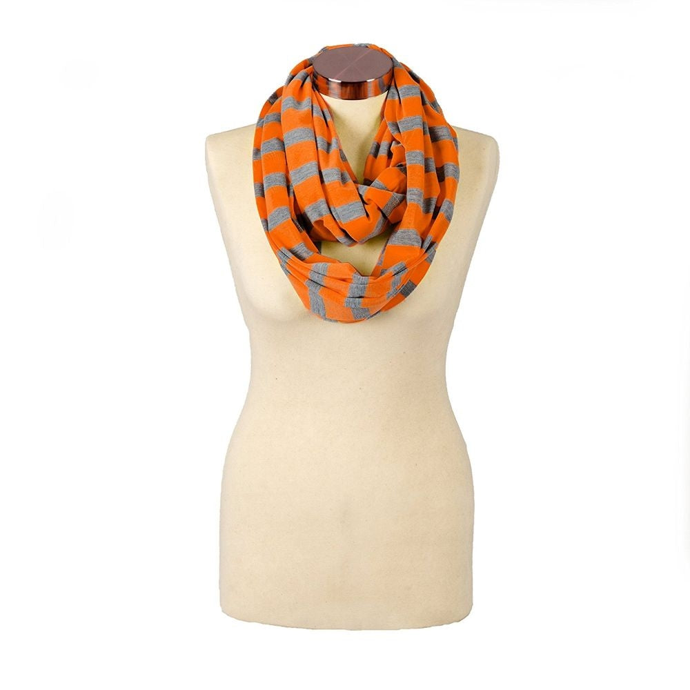 Itzy Ritzy Nursing Happens Infinity Breastfeeding Scarf - Orange - Pupsik Singapore