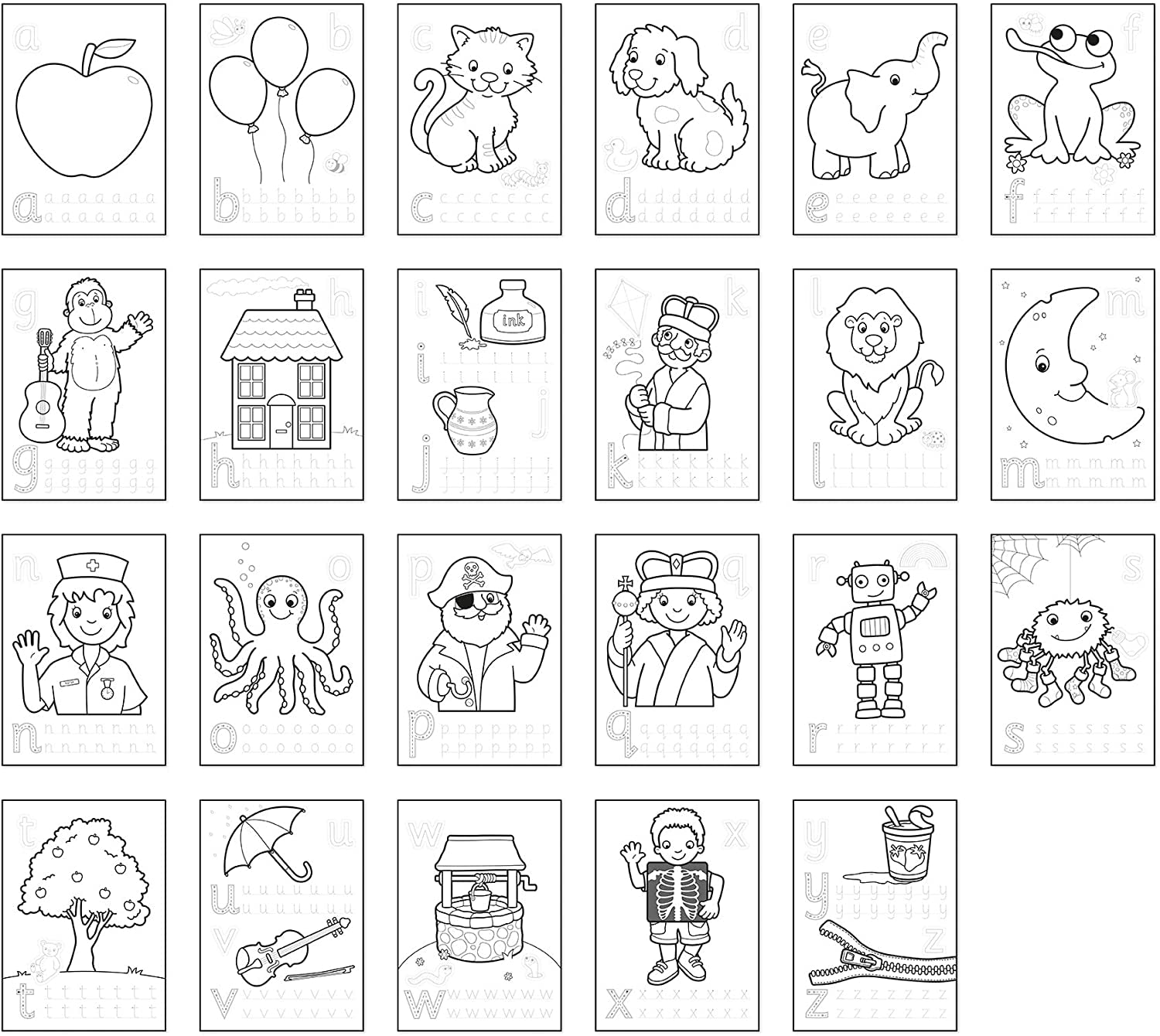 Orchard Toys Learning Sticker Colouring Book Series (4 Titles) - Pupsik Singapore
