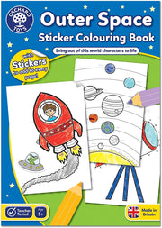 Orchard Toys Sticker Colouring Book Series (4 Titles)