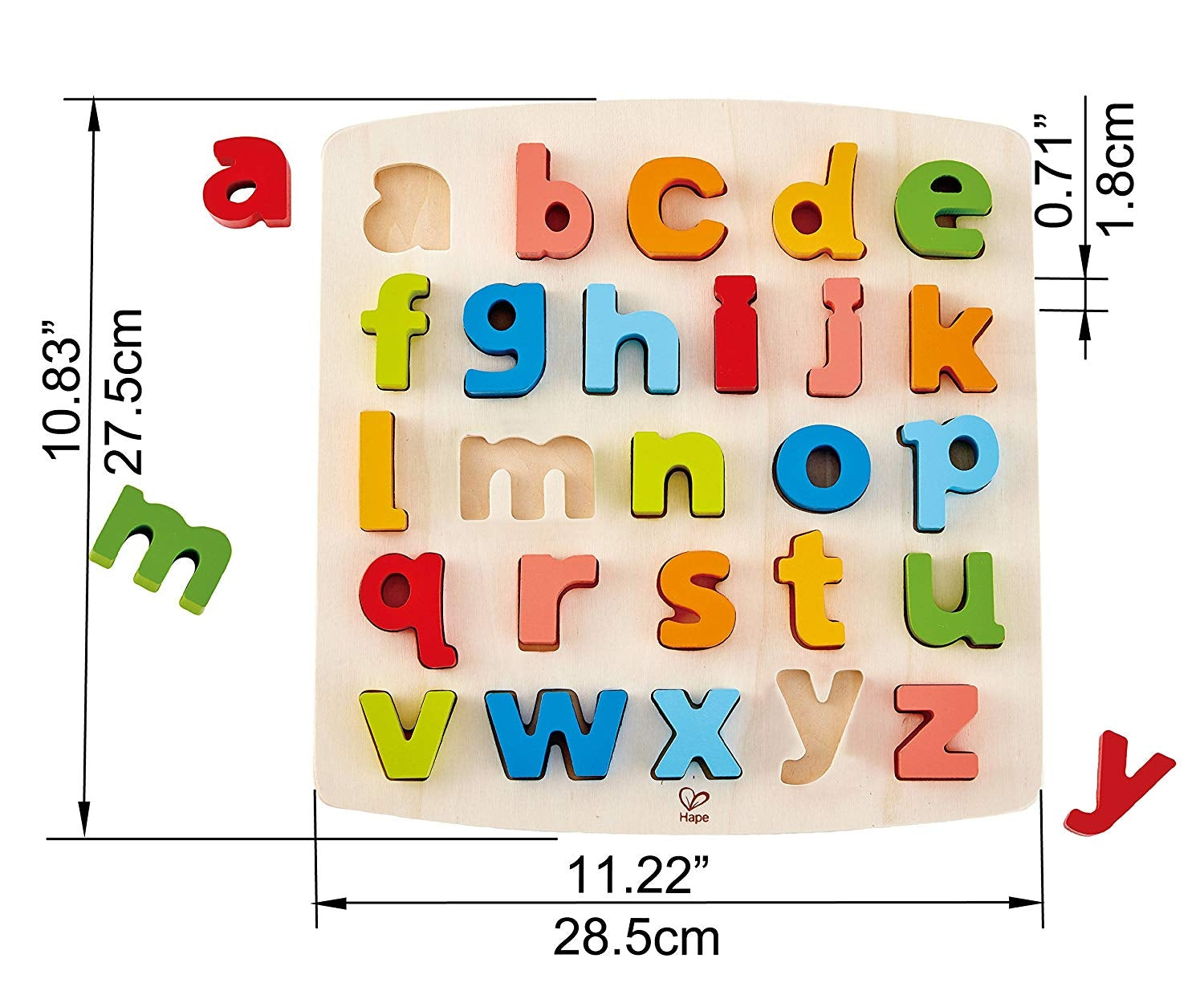 Hape Chunky Lowercase Puzzle