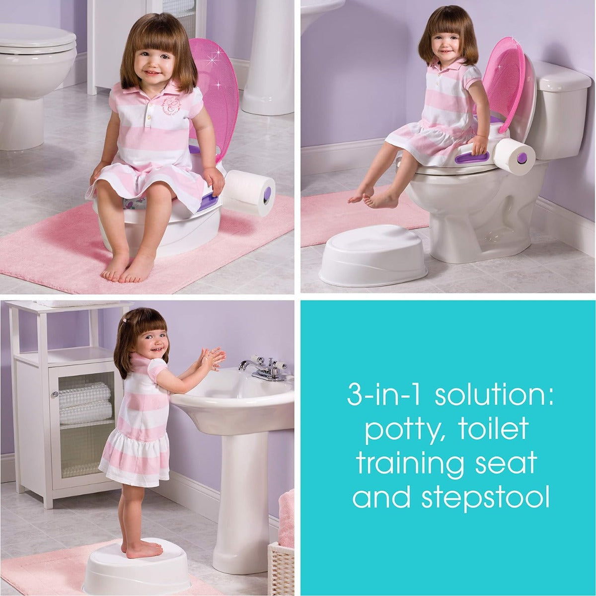 Summer Infant Step by Step Potty - Pink