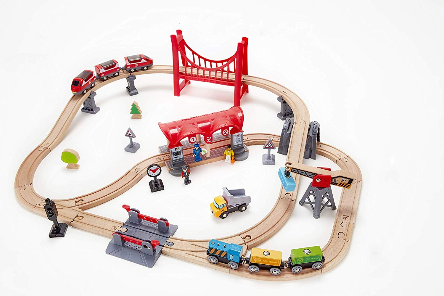 Hape Busy City Rail Set