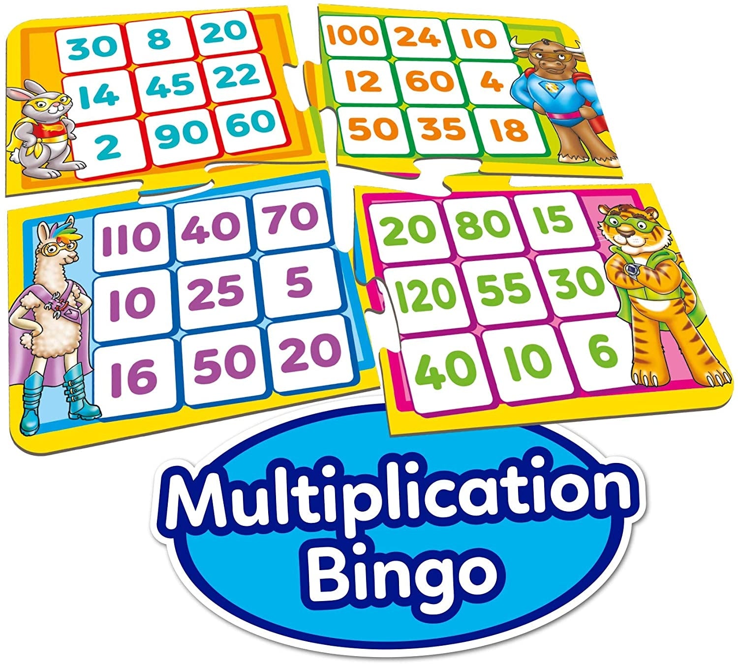 Orchard Toys Times Tables Heroes Game