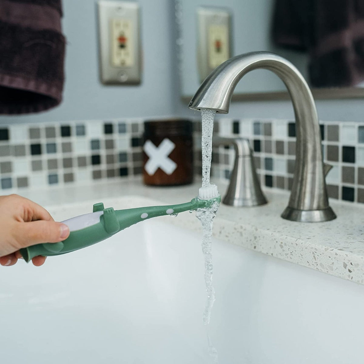 Dr. Brown's Toddler Toothbrush, 2pc - Dinosaur