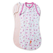 Summer Infant SwaddleMe Arms Free Convertible Pod, 2pk – Large 3-6m