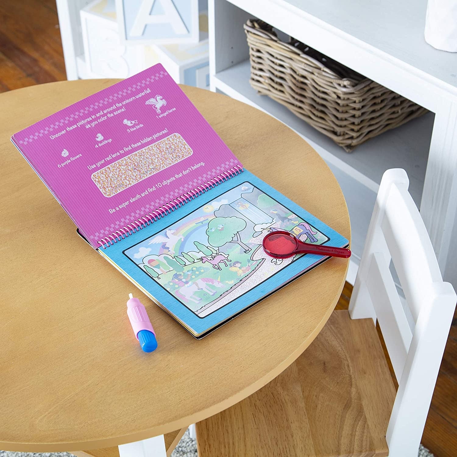 Melissa & Doug Water Wow! Reusable Water-Reveal Deluxe Activity Pad – Fairy Tales