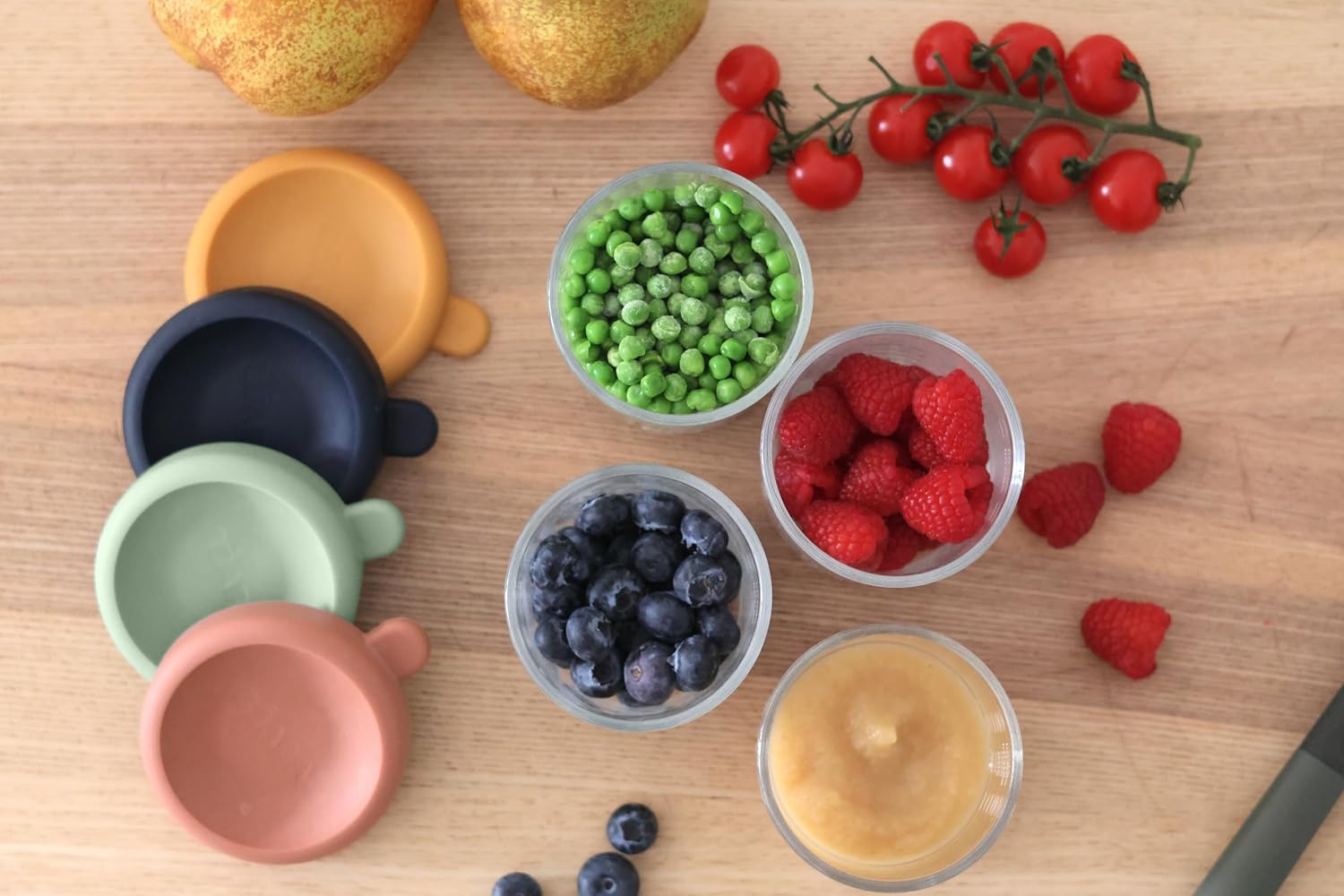 Beaba Glass Containers Jars, 250ml (3 colors)