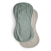 Mushie Muslin Organic Cotton Burp Cloth, 2pk (4 Designs)