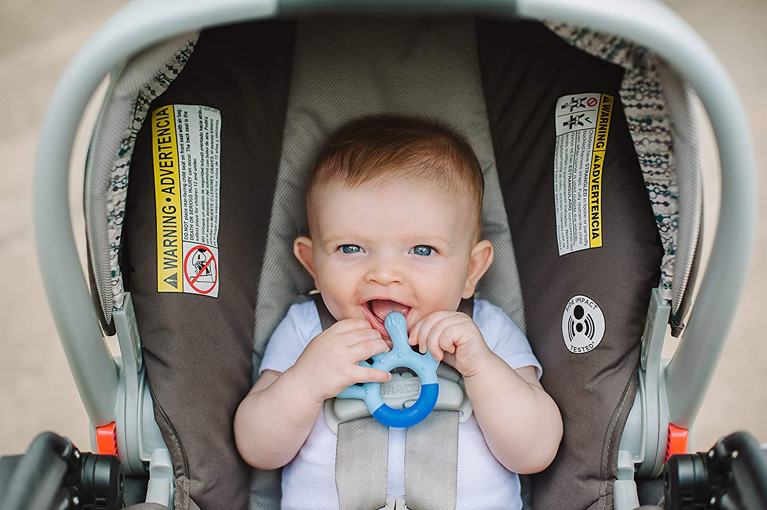 Nuby 3 stages Teether Set , 3pc