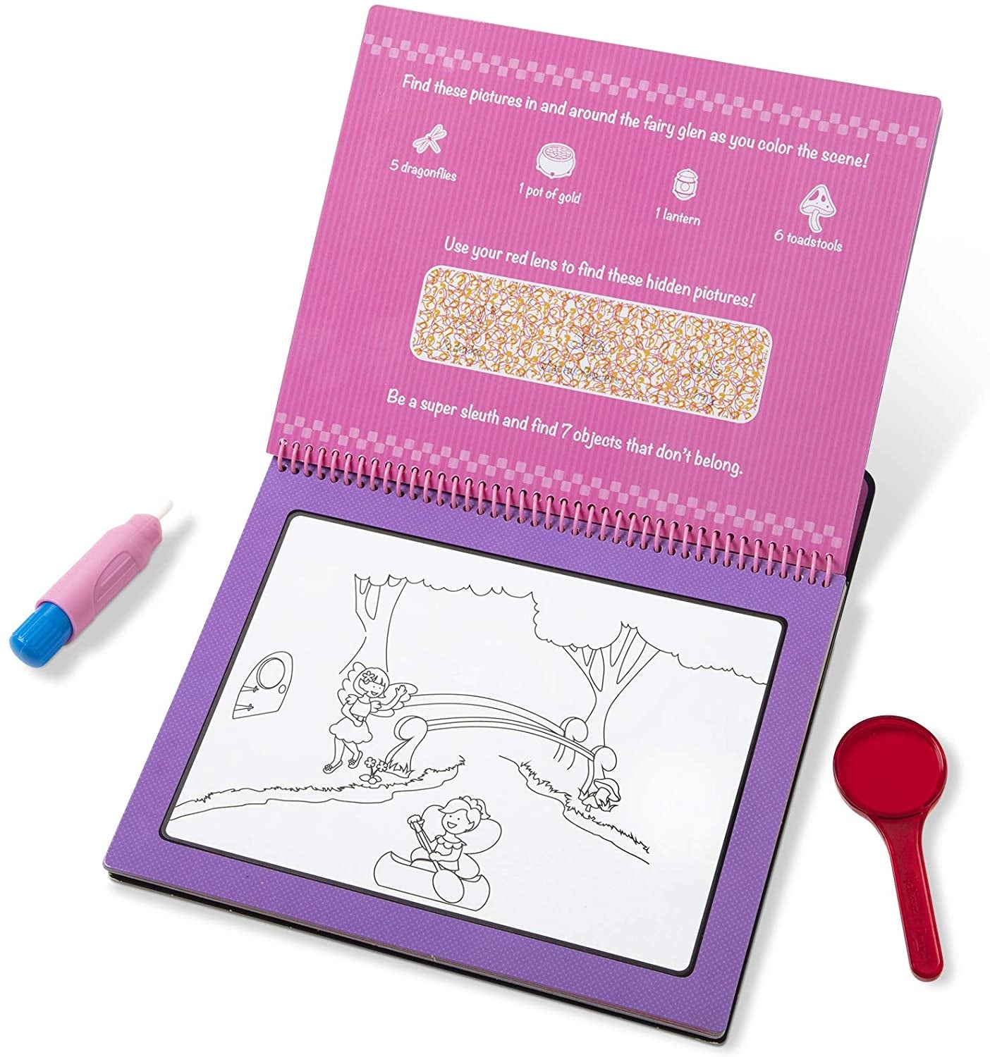 Melissa & Doug Water Wow! Reusable Water-Reveal Deluxe Activity Pad – Fairy Tales