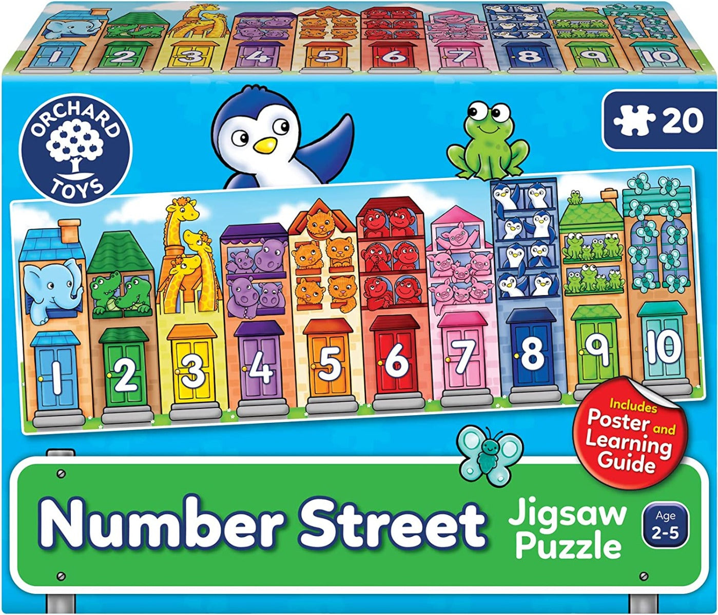 Orchard Toys Number Street Jigsaw Puzzle & Poster