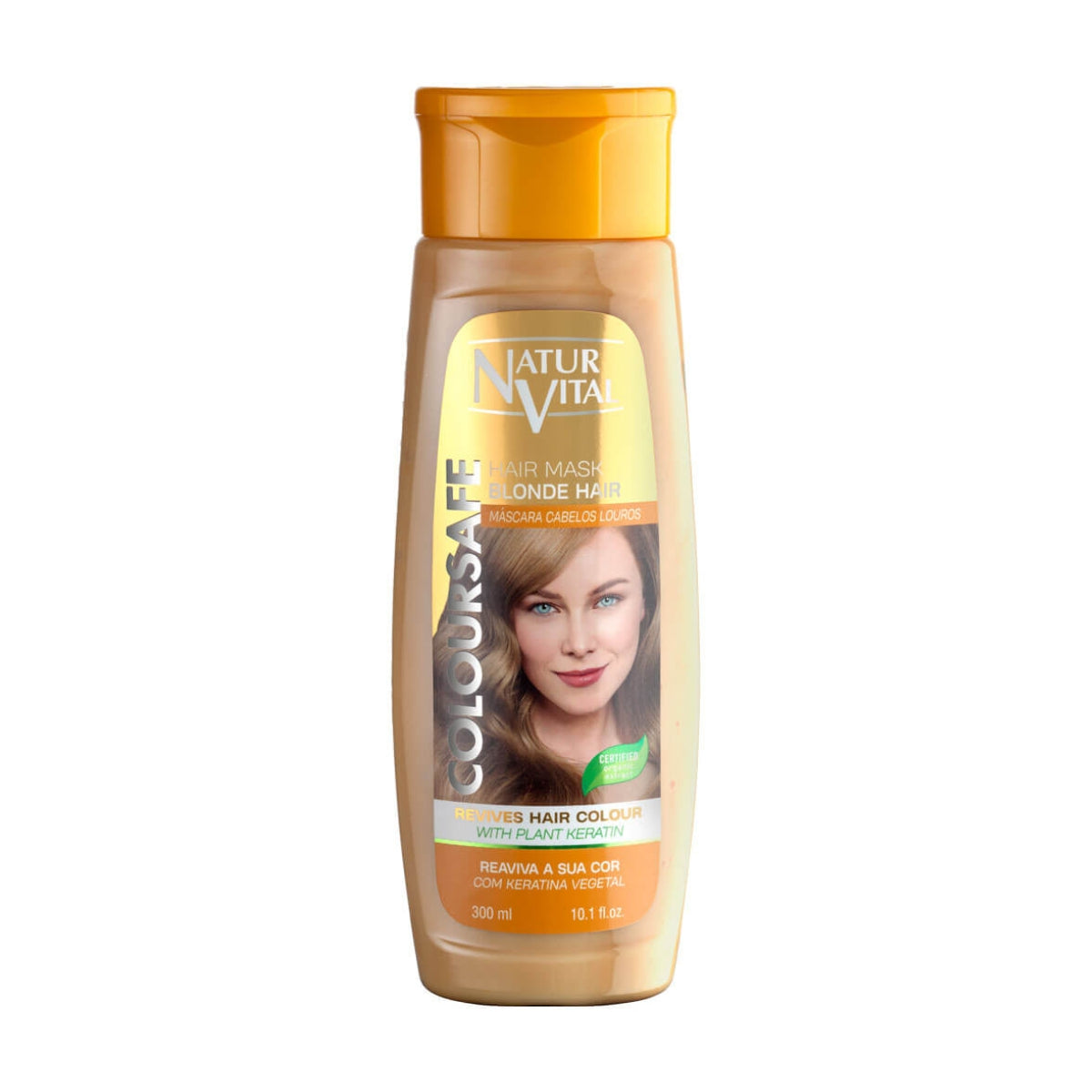 NaturVital ColourSafe Hair Mask, 300ml - Blonde (Exp 09/29)