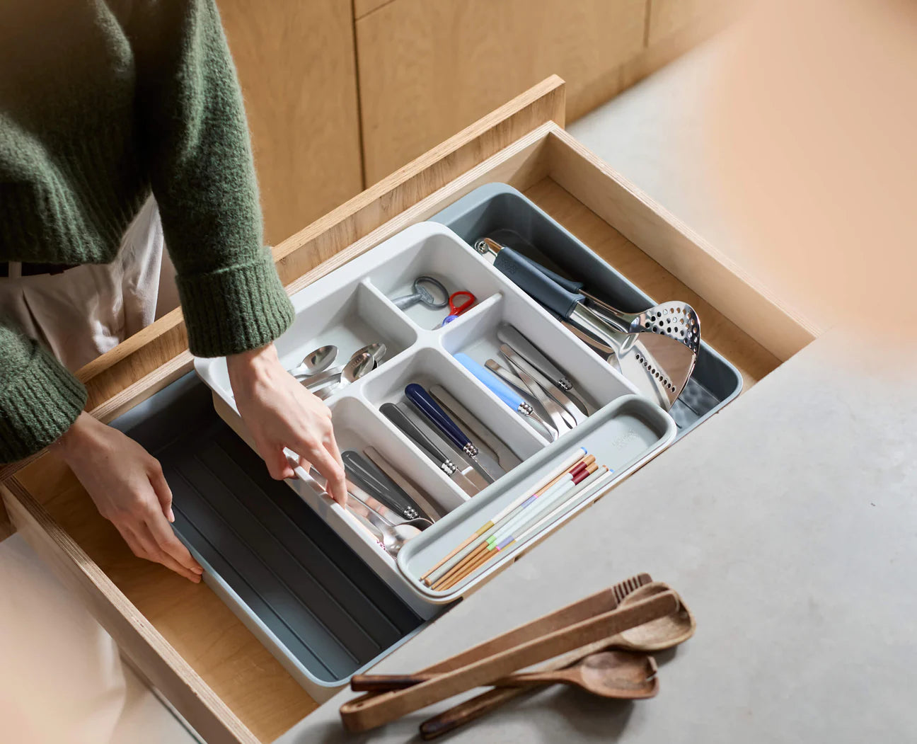 Joseph Joseph DrawerStore Expanding Cutlery, Utensil & Gadgets Organiser (6 Types)