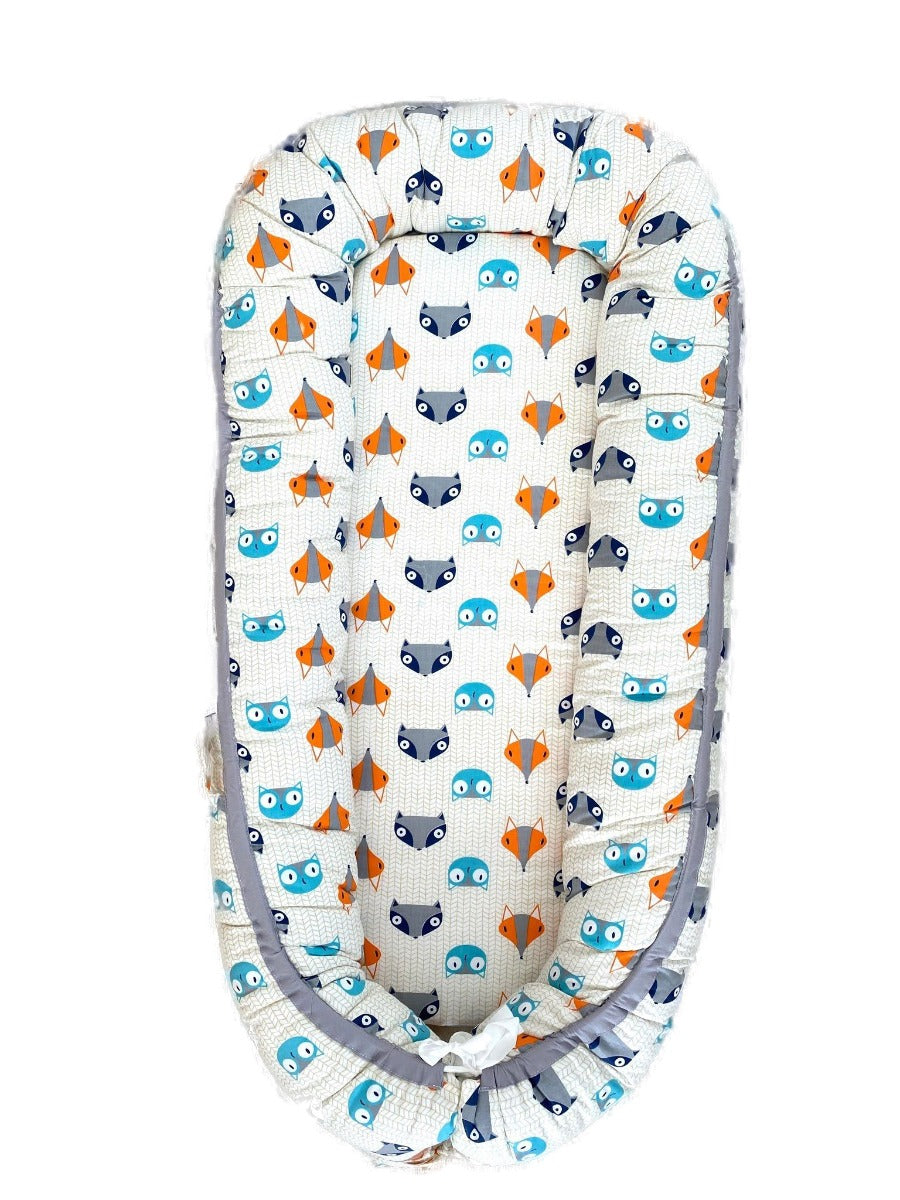 MPJ Organic Cotton Baby Nest Lounger (5 Designs) - Pupsik Singapore