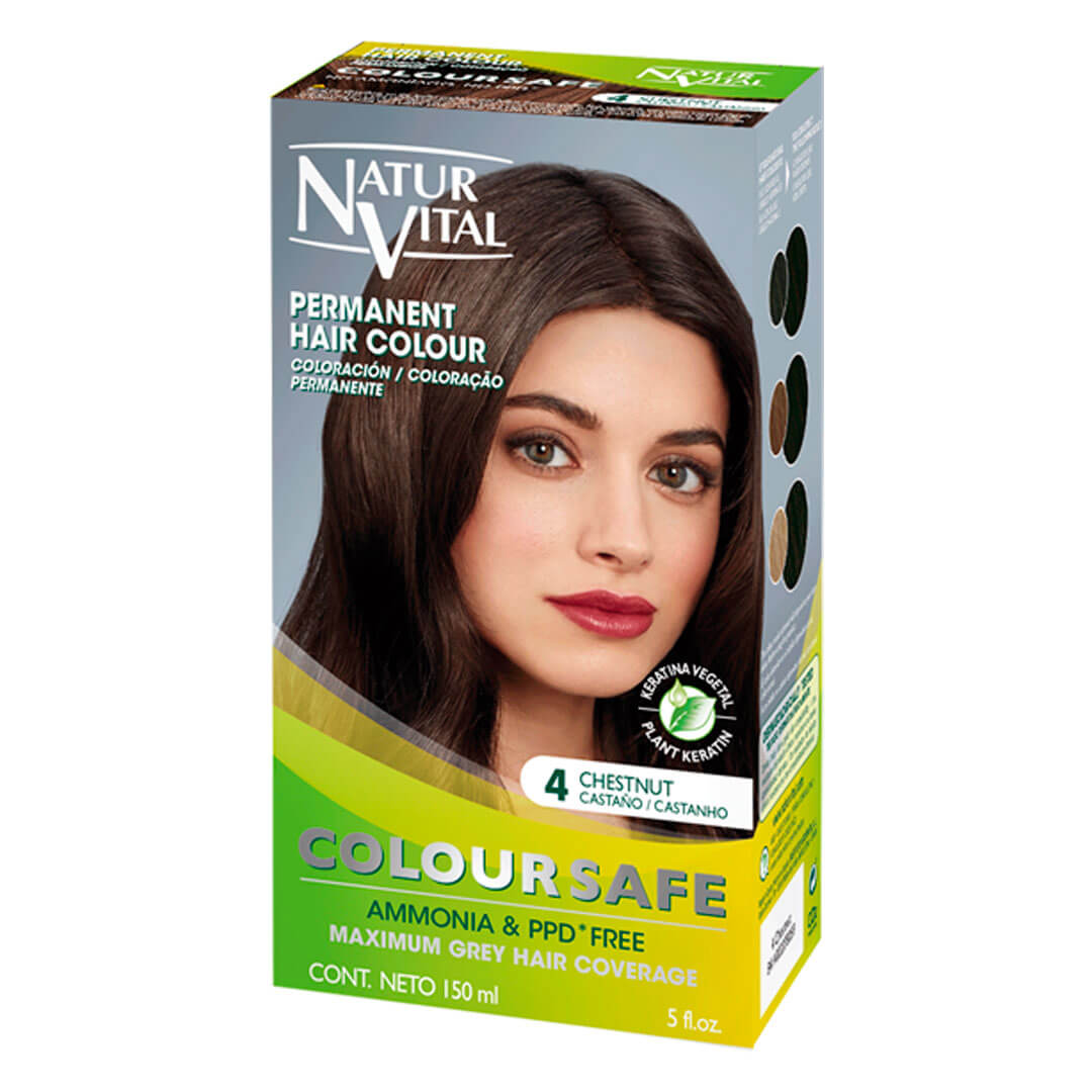 NaturVital ColourSafe Permanent Hair Dye (8 Colors)