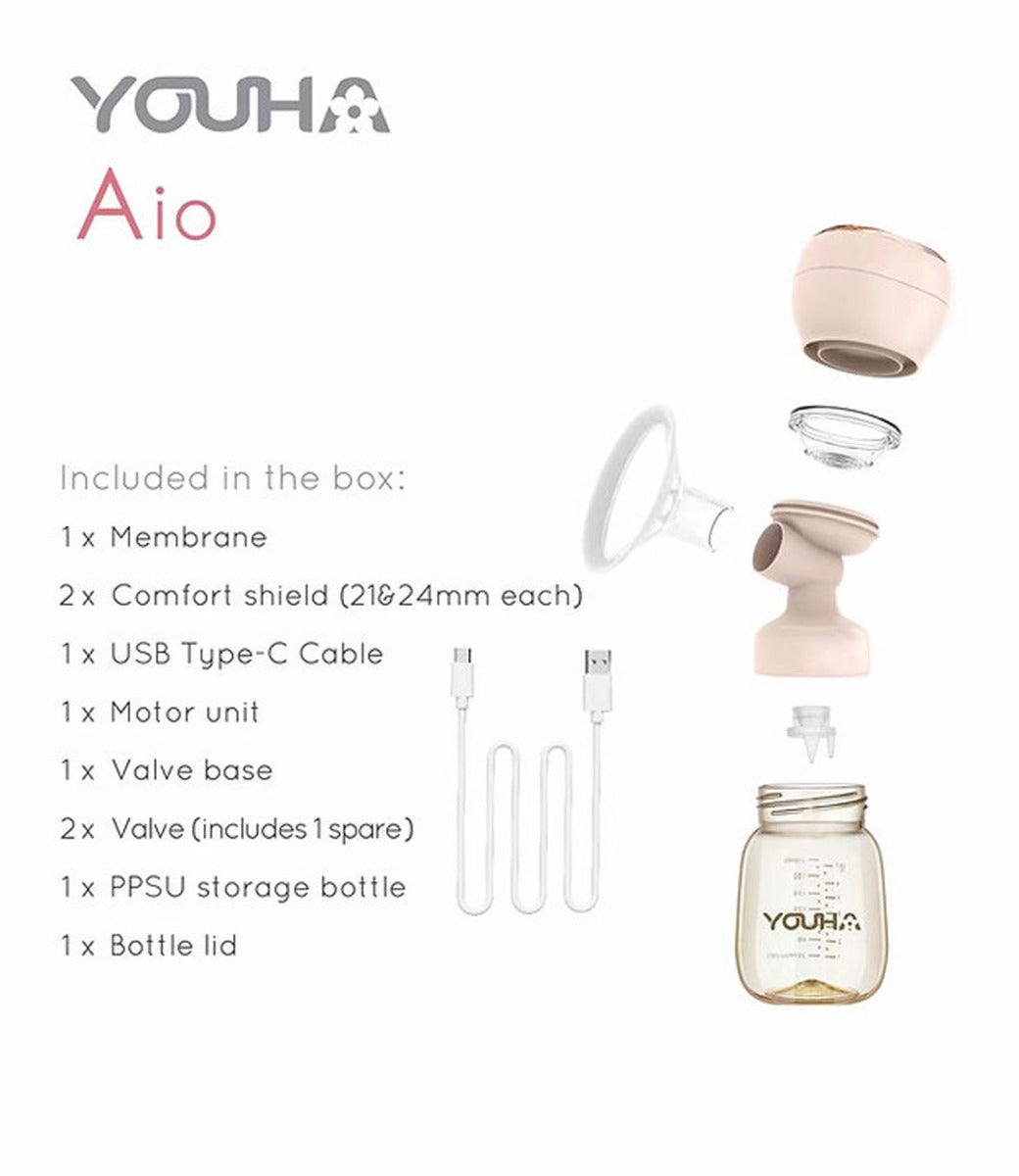 Youha AIO Electric Breast Pump with Lactation Massager