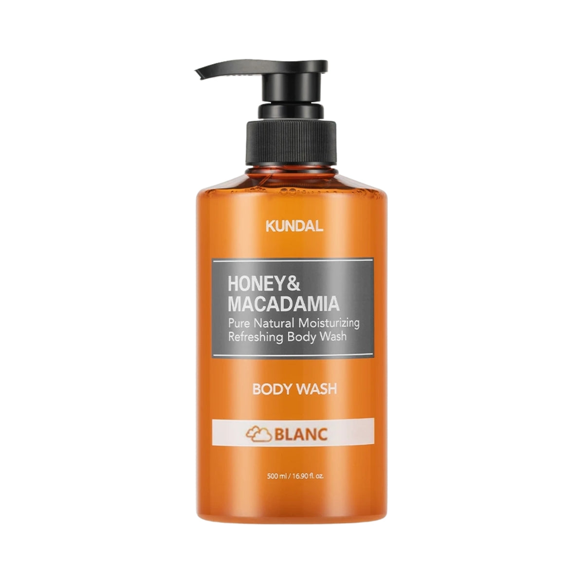 Kundal Honey & Macadamia Pure Body Wash, 500ml - Blanc (Exp 08/27)