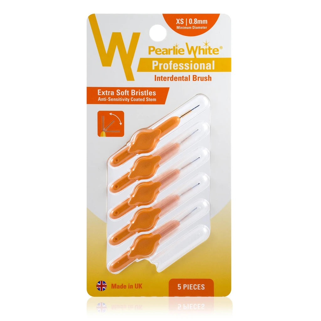 Pearlie White Professional Interdental Brushes (5pc) (2 Sizes)