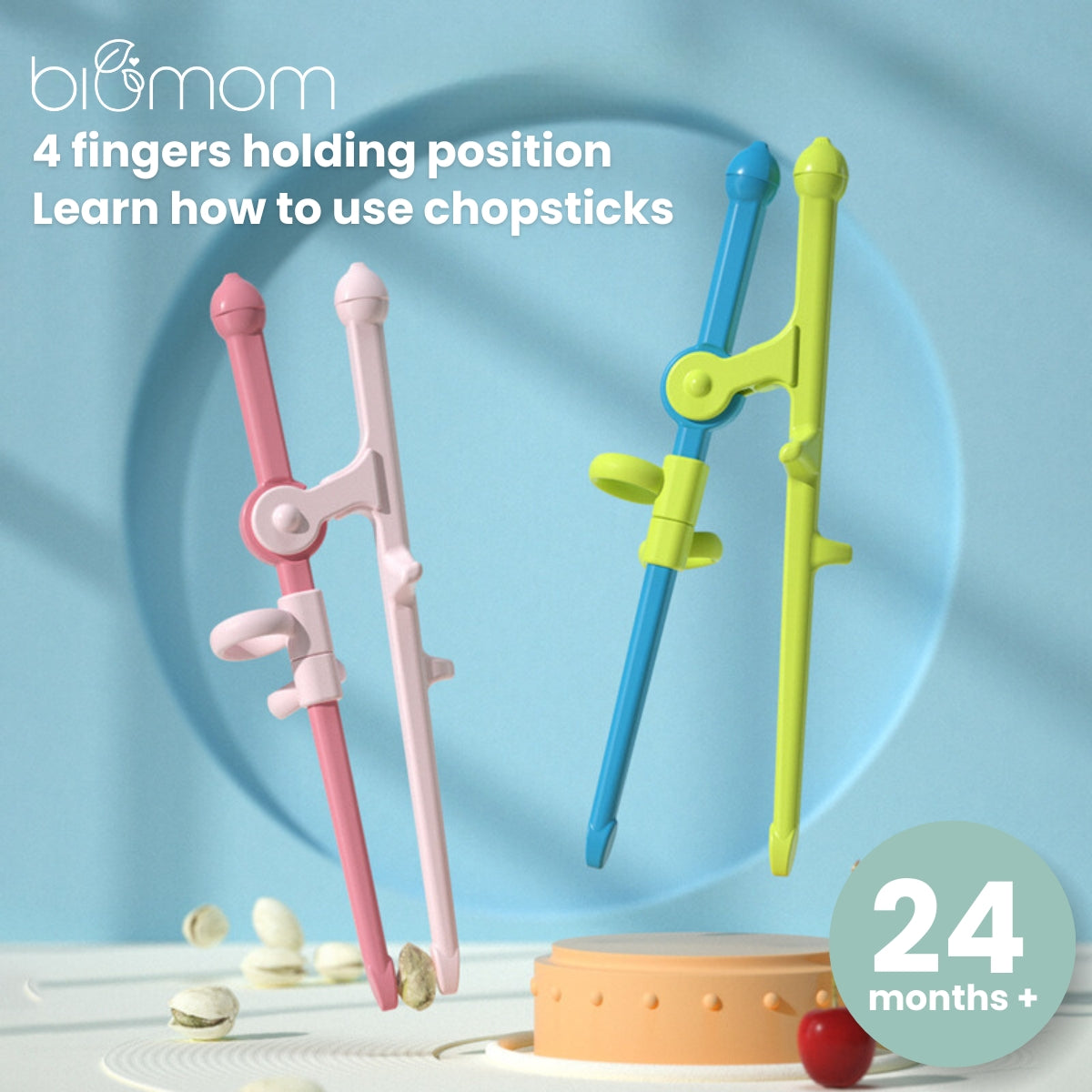 Biomom Learning Chopsticks (2 Colors)
