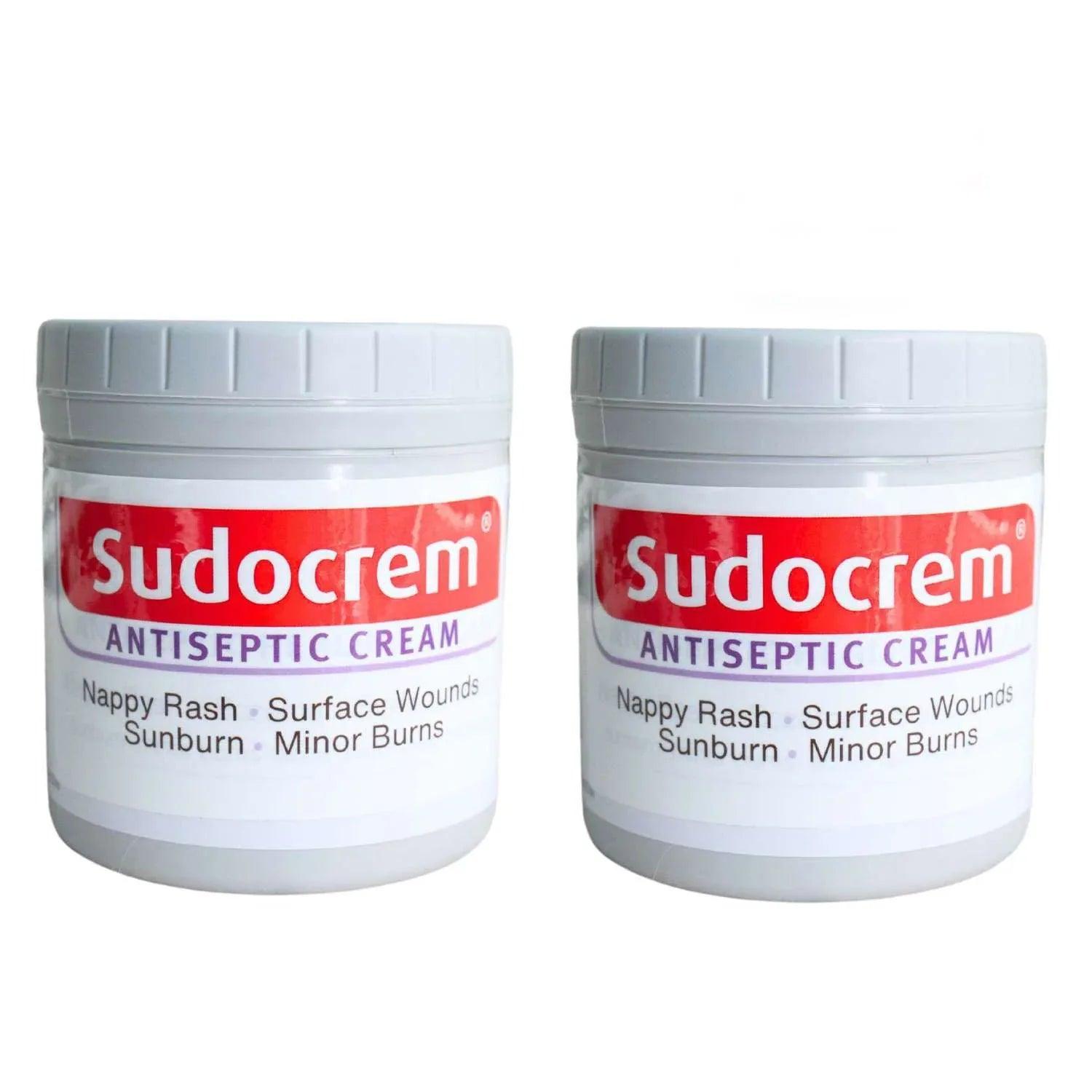 2 x Sudocrem Baby Healing Cream Soothes Protects, Zinc Oxide 15.25% 250g = 0.5kg 2 x Sudocrem Baby Healing Cream Soothes Protects, Zinc Oxide 15.25% 250g = 0.5kg